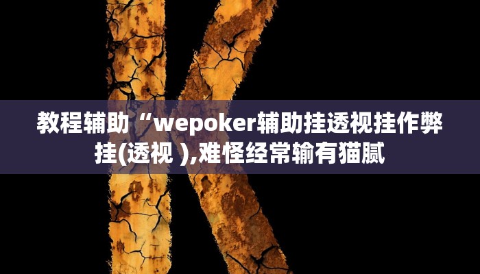 教程辅助“微乐干瞪眼辅助神器开挂”其实确实有挂 