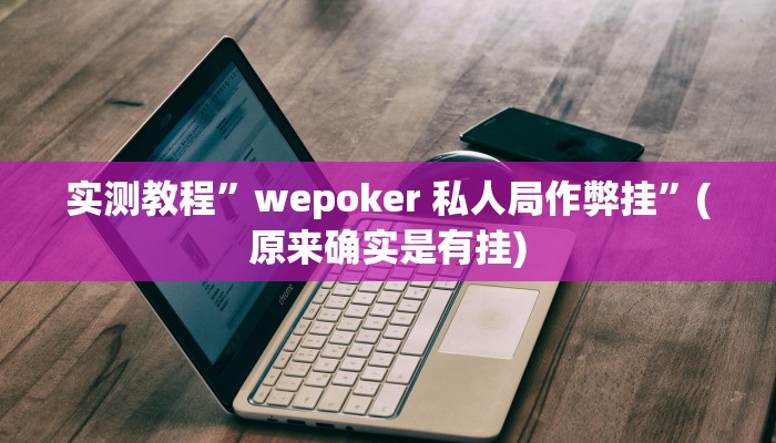 实测教程”wepoker透视作弊”(原来确实是有挂)