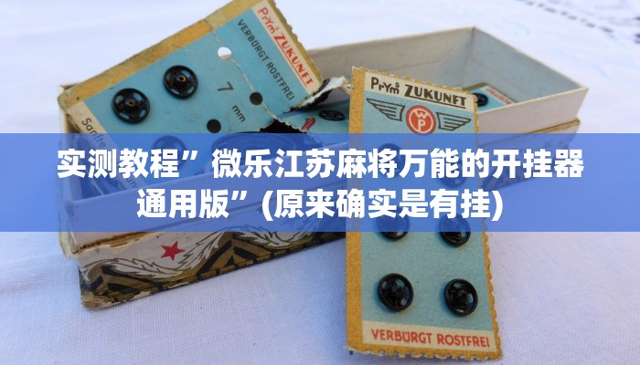 实测教程”大关盐津棋牌助赢神器”(原来确实是有挂)