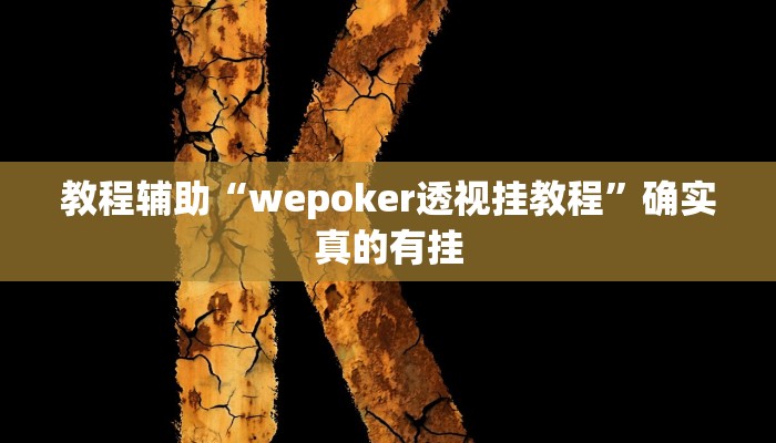 实测教程”(WePoKer)有透视吗可以挂”(原来确实是有挂)