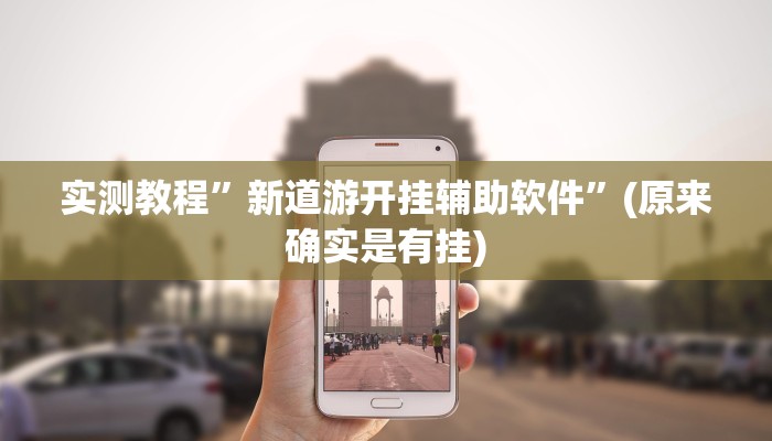 实测教程”新道游开挂辅助软件”(原来确实是有挂)