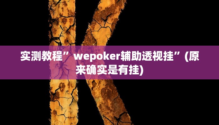 辅助神器“传送屋激k辅助器”其实确实有挂 