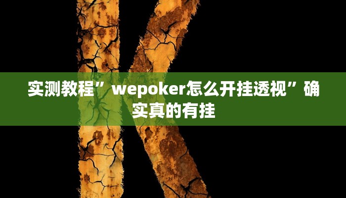 教程辅助“微乐天津麻将到底有没有挂”其实确实有挂 