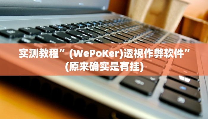 实测教程”wepoker德州透视挂软件”(原来确实是有挂)