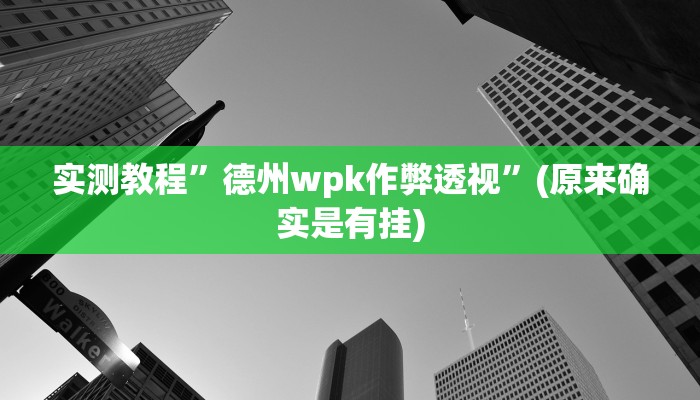 实测教程”大海互娱拼十开挂神器”(原来确实是有挂)