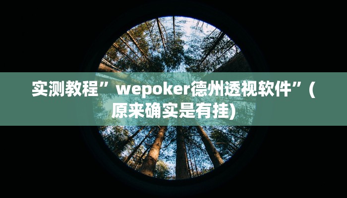 实测教程”睢宁麻将用挂开挂软件”(原来确实是有挂)