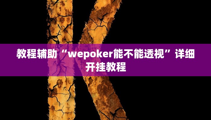 实测教程”老友福建棋牌开挂神器”(原来确实是有挂)