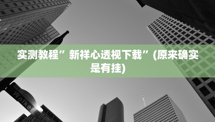 教程辅助“吉祥棋牌斗地主填大坑透视”(详细开挂教程)