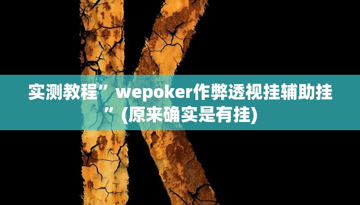 实测教程”微乐跑得快万能开挂器通用版”(原来确实是有挂)