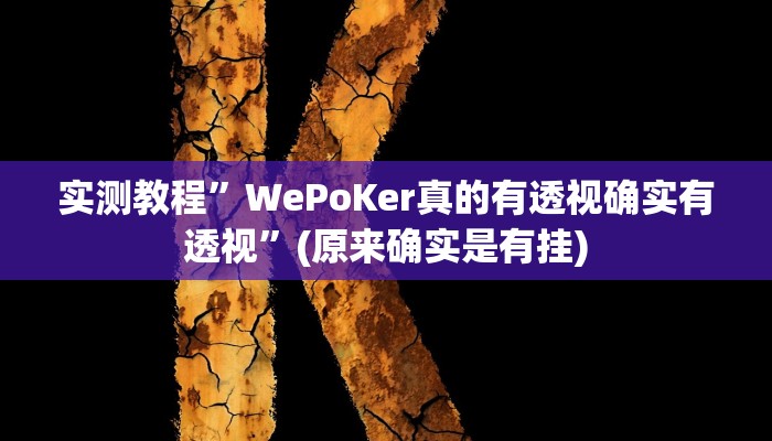 辅助神器“皇豪互娱确实真的有挂”(详细开挂教程)
