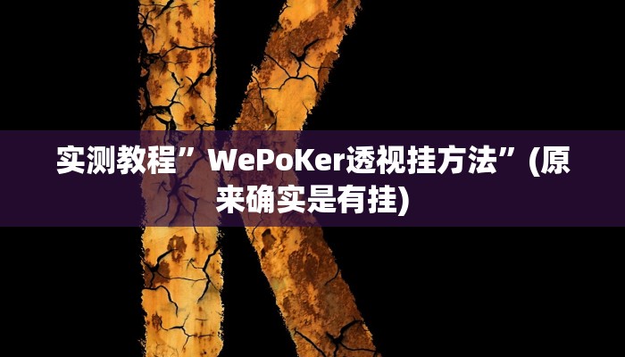 推荐一款“懒人斗十四确实真的有挂”其实确实有挂 