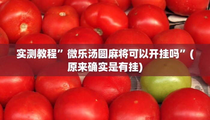 辅助神器“旺旺江苏麻将开挂神器”(详细开挂教程)