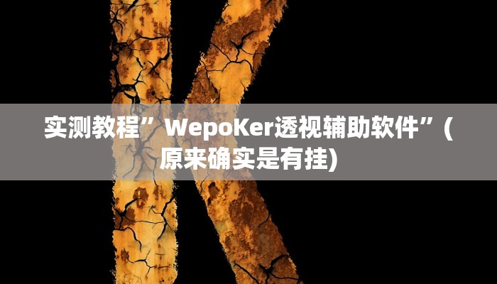 实测教程”左右棋牌开挂怎么使用的”(原来确实是有挂)