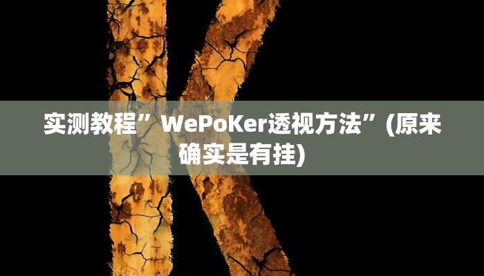 实测教程”山西扣点点麻将辅助开挂”(原来确实是有挂)