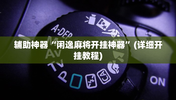 辅助神器“闲逸麻将开挂神器”(详细开挂教程)