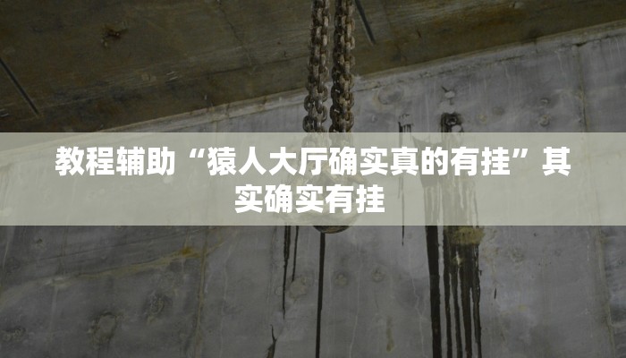 教程辅助“猿人大厅确实真的有挂”其实确实有挂 