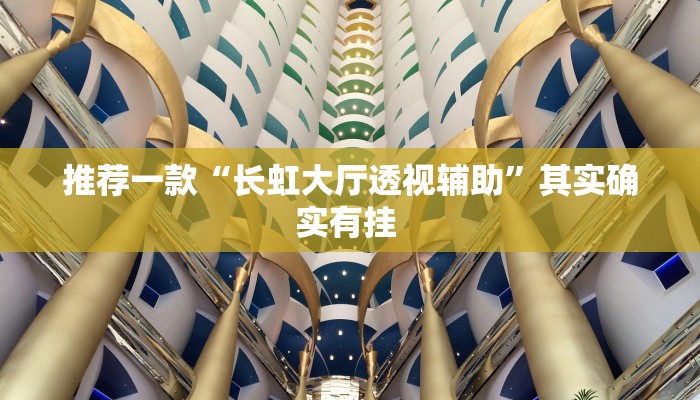 推荐一款“长虹大厅透视辅助”其实确实有挂 