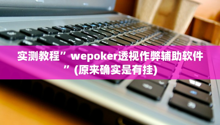 实测教程”wepoker透视作弊辅助软件”(原来确实是有挂)