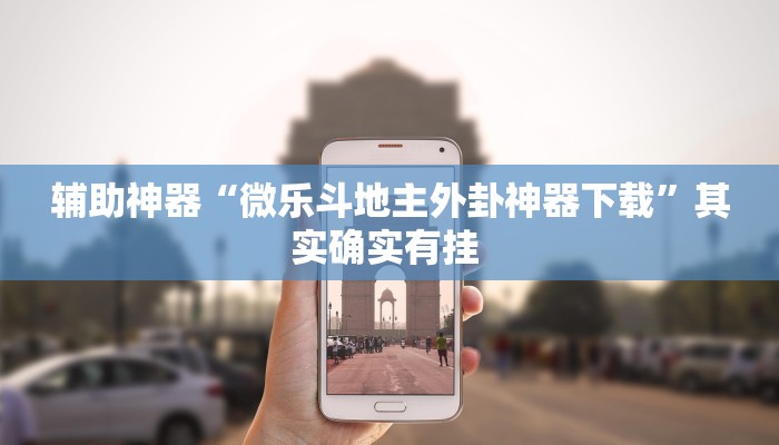 辅助神器“微乐斗地主外卦神器下载”其实确实有挂 