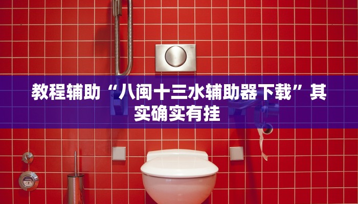 教程辅助“八闽十三水辅助器下载”其实确实有挂 