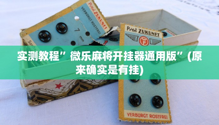 实测教程”微乐麻将开挂器通用版”(原来确实是有挂)
