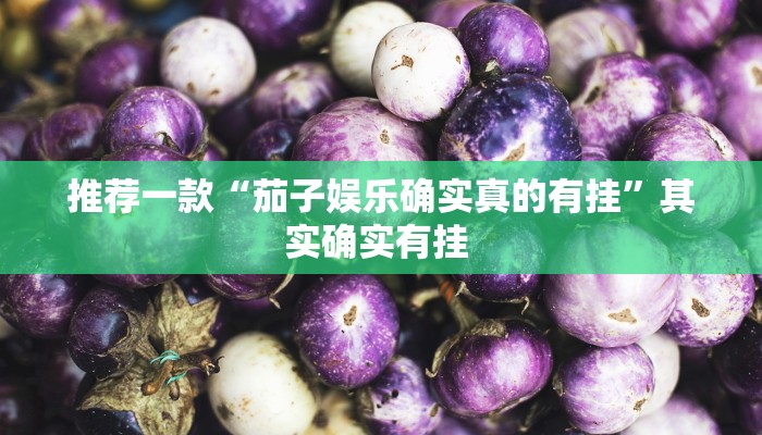 推荐一款“茄子娱乐确实真的有挂”其实确实有挂 