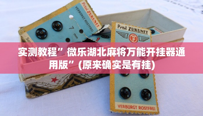 实测教程”微乐湖北麻将万能开挂器通用版”(原来确实是有挂)