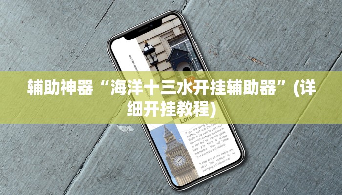 辅助神器“海洋十三水开挂辅助器”(详细开挂教程)
