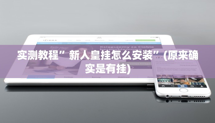 实测教程”新人皇挂怎么安装”(原来确实是有挂)