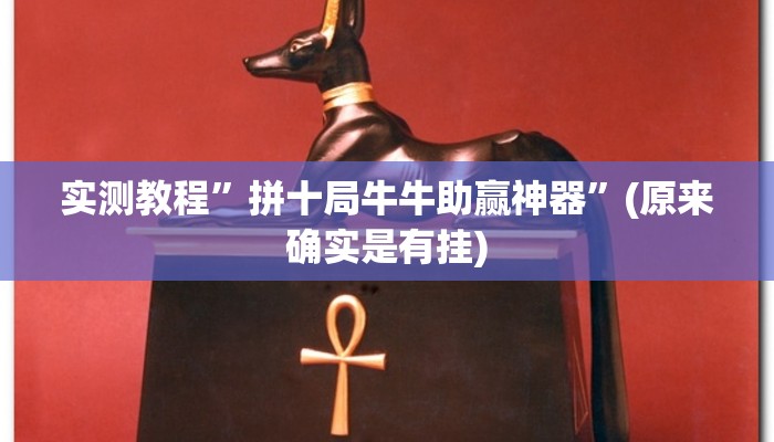 实测教程”胡乐麻将有没有挂吗”(原来确实是有挂)