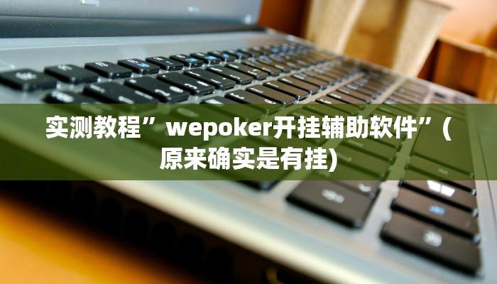 实测教程”wepoker开挂辅助软件”(原来确实是有挂)