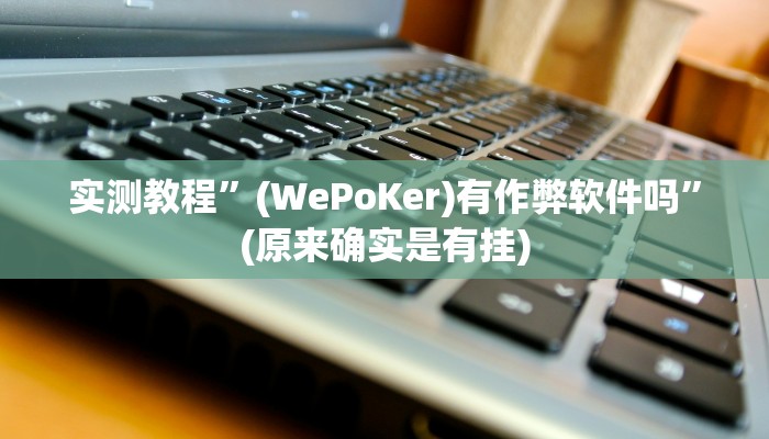实测教程”(WePoKer)有作弊软件吗”(原来确实是有挂)