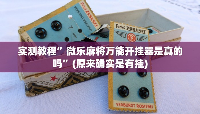实测教程”微乐麻将万能开挂器是真的吗”(原来确实是有挂)
