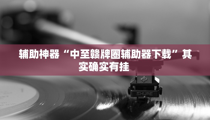 辅助神器“中至赣牌圈辅助器下载”其实确实有挂 