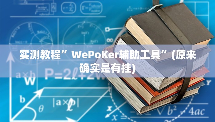 实测教程”WePoKer辅助工具”(原来确实是有挂)