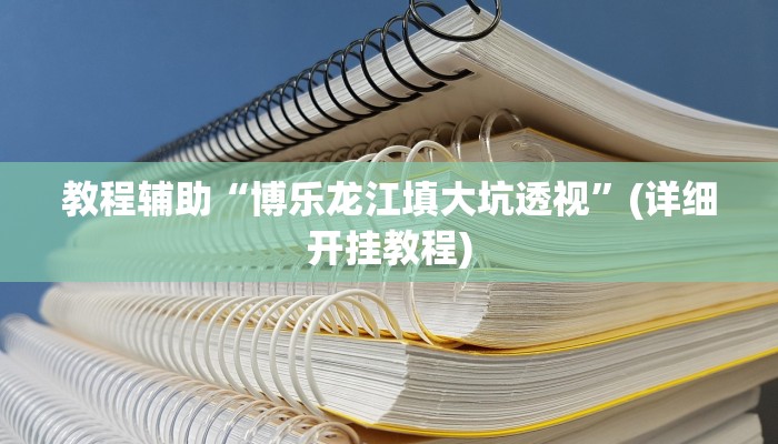 教程辅助“博乐龙江填大坑透视”(详细开挂教程)