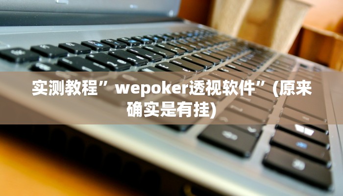 实测教程”wepoker透视软件”(原来确实是有挂)