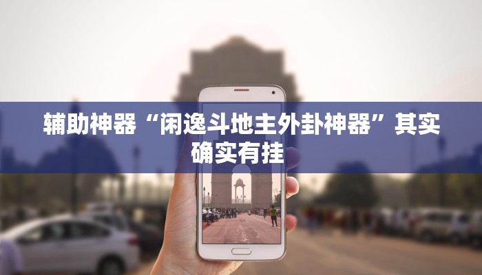 辅助神器“闲逸斗地主外卦神器”其实确实有挂 