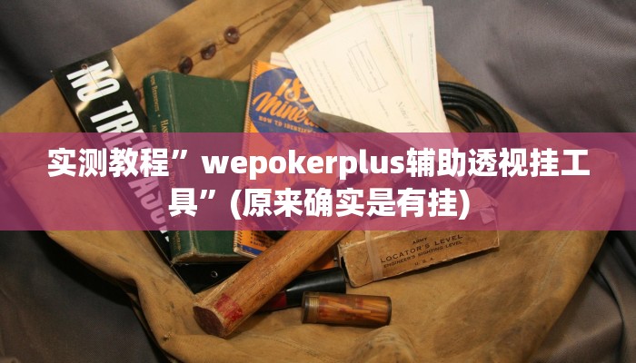 实测教程”wepokerplus辅助透视挂工具”(原来确实是有挂)