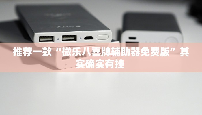 推荐一款“微乐八喜牌辅助器免费版”其实确实有挂 