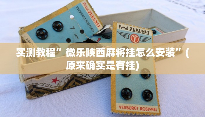 实测教程”微乐陕西麻将挂怎么安装”(原来确实是有挂)